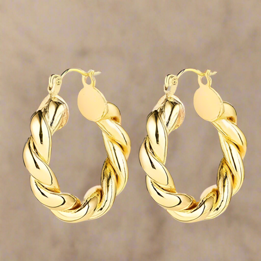 Fashion Hoops 14k Gold Plated
