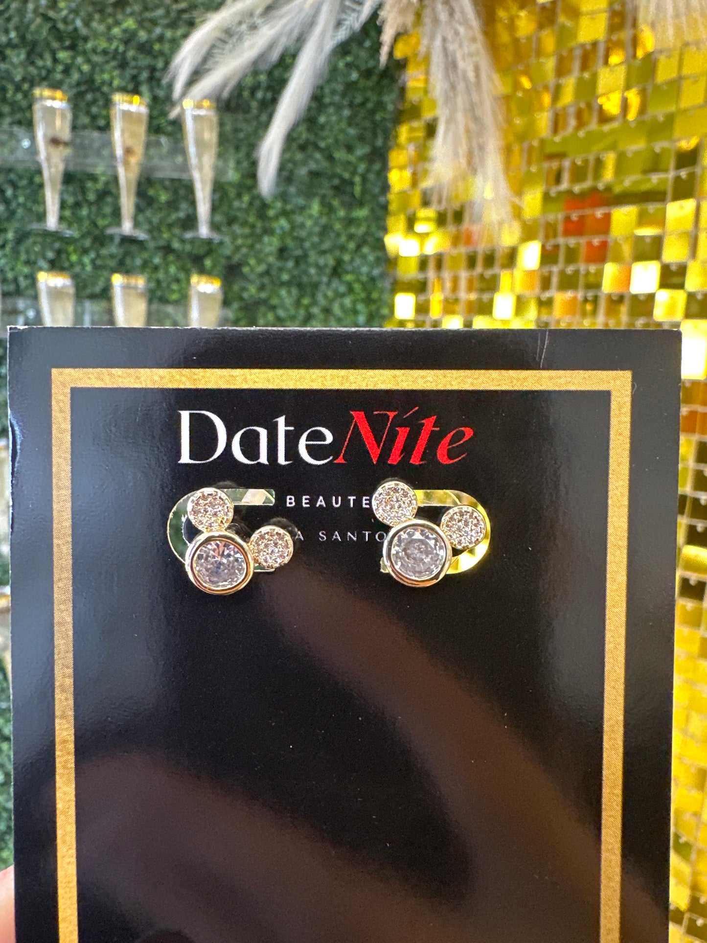 Mouse stud earrings