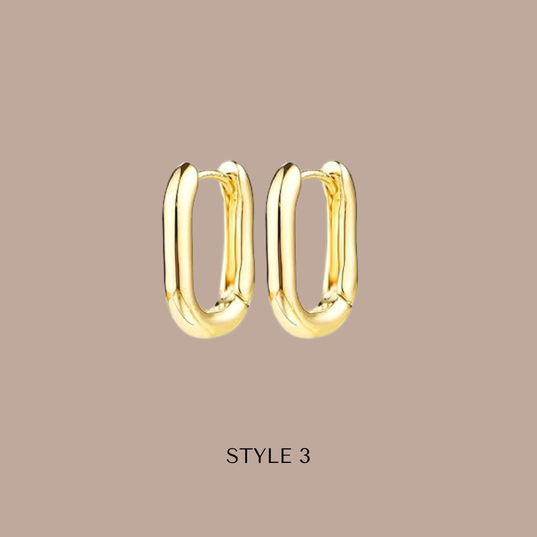 Fashion Hoops 14k Gold Plated