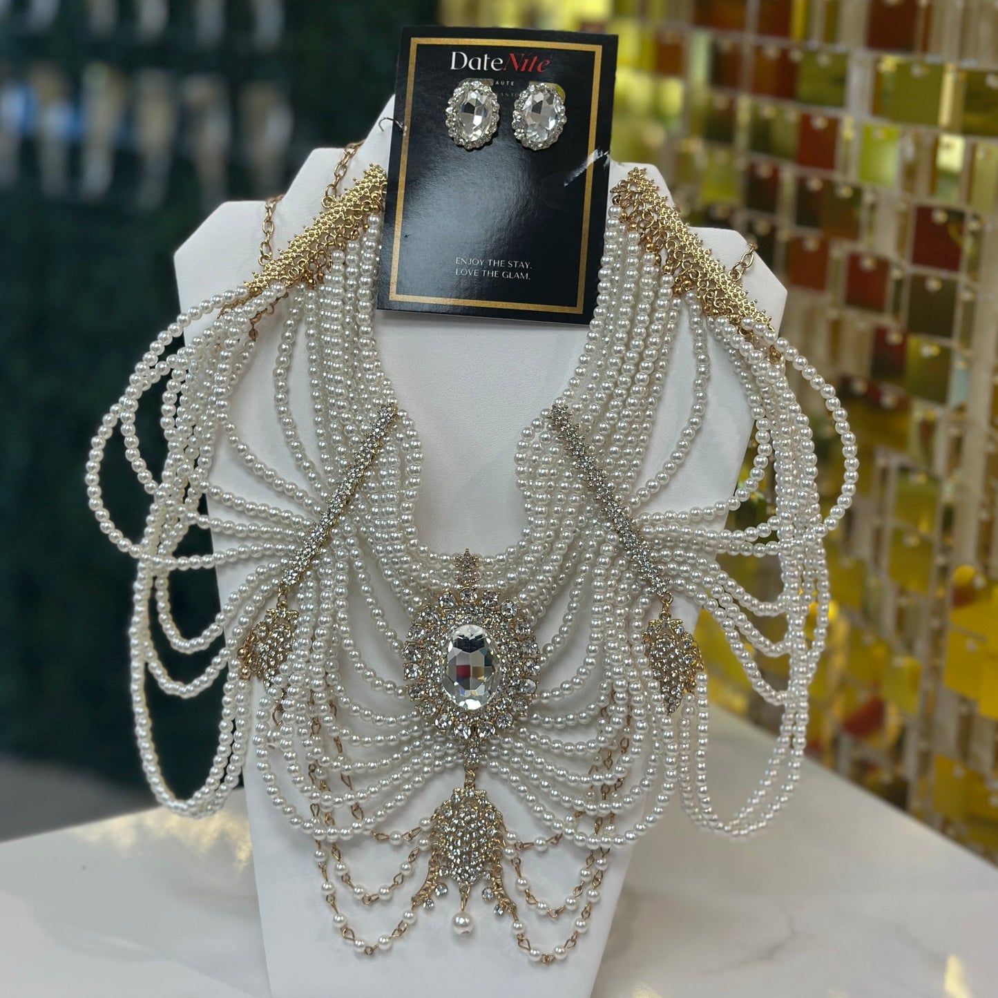 Faux Pearl Multi Layer Set