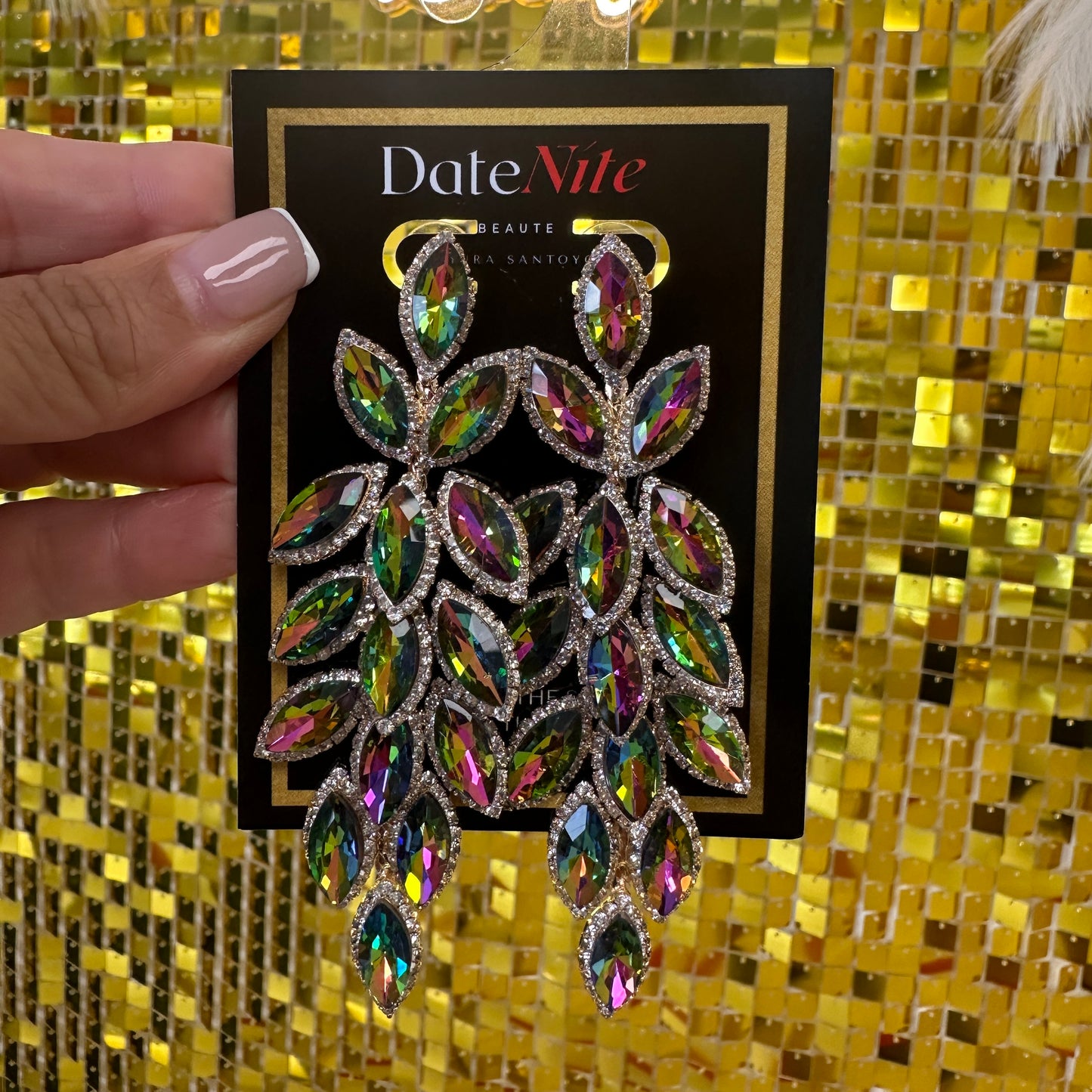 Large Cascade Earrings
