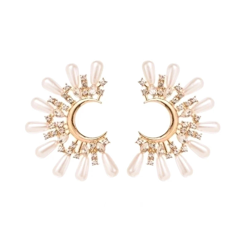 Pearl Starburst Earrings