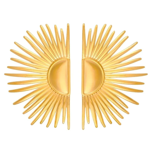 Geometric Gold Earrings