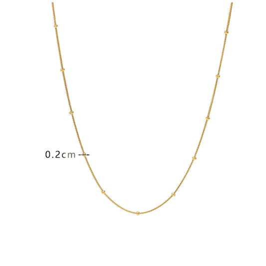 Minimal Bead Necklace