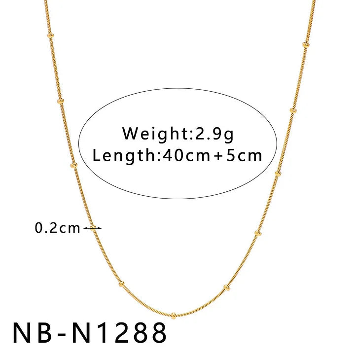 Minimal Bead Necklace