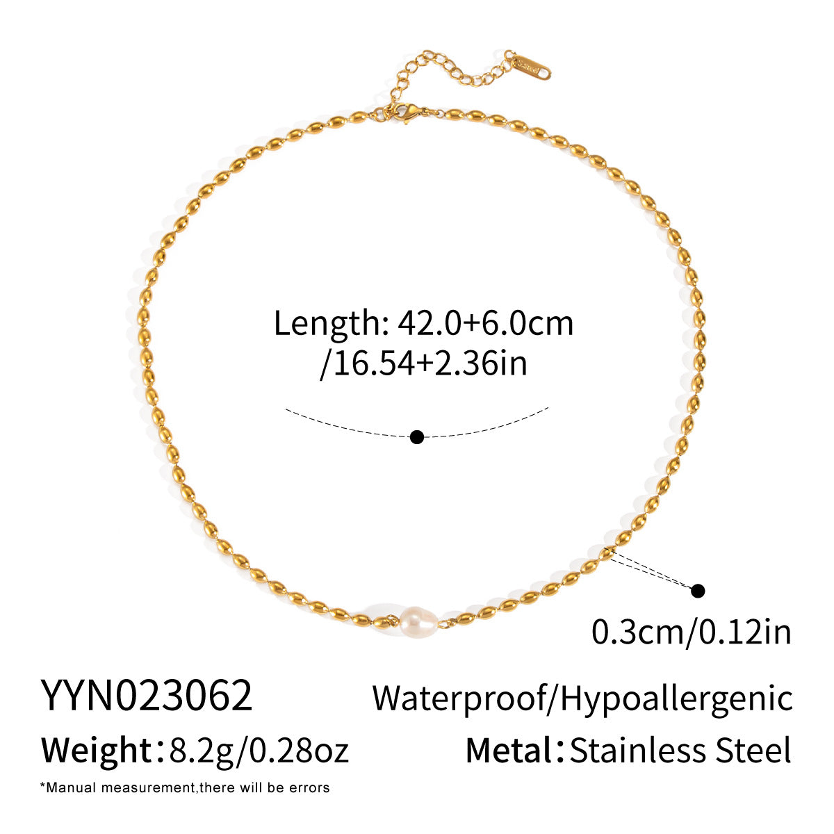 Candlelit Pearl Necklace