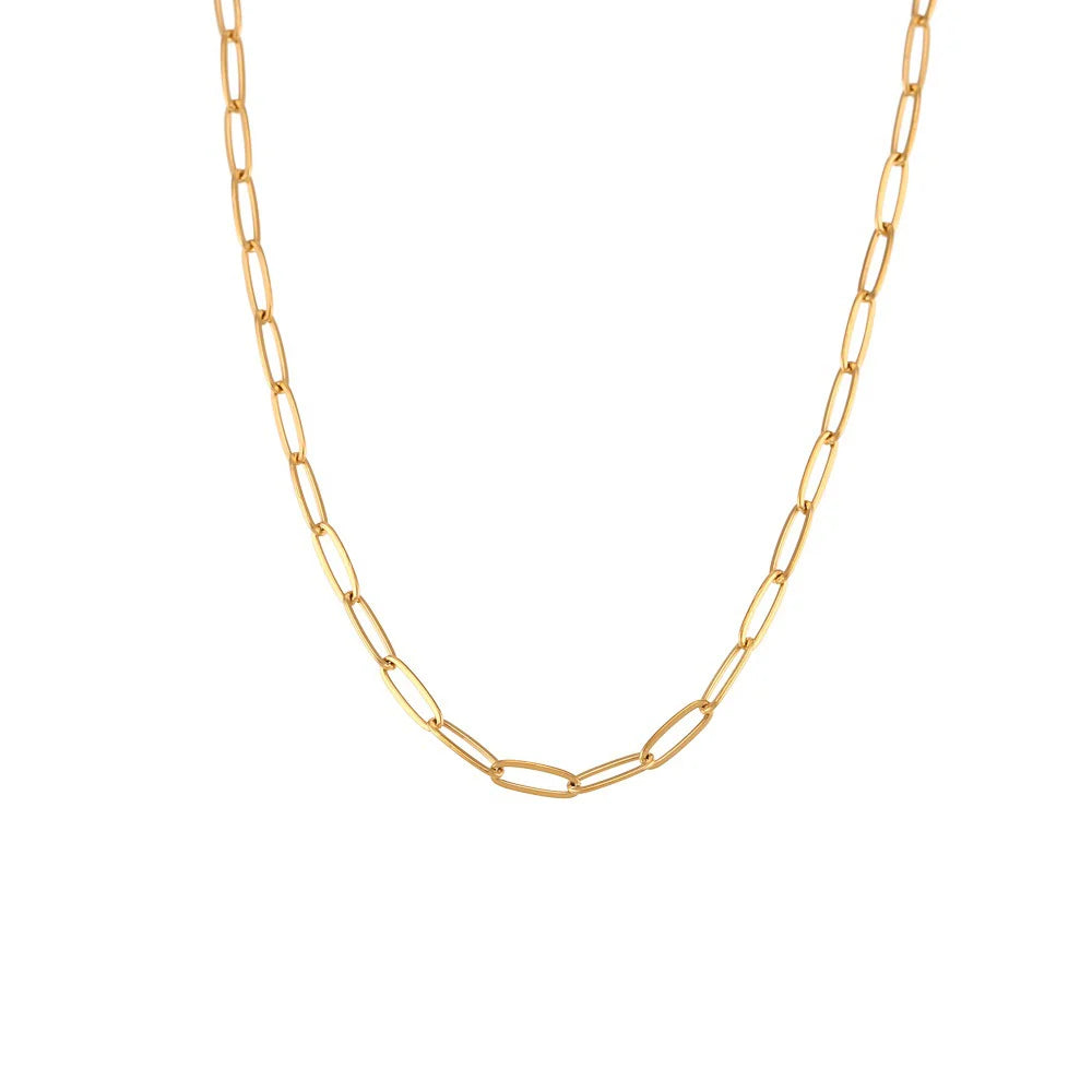 Paperclip 18K Gold Plated necklace