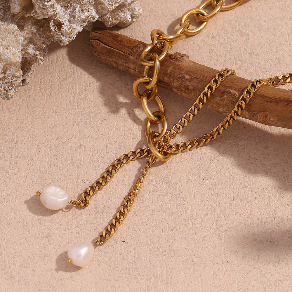 After Glow Pearl Drop Necklace