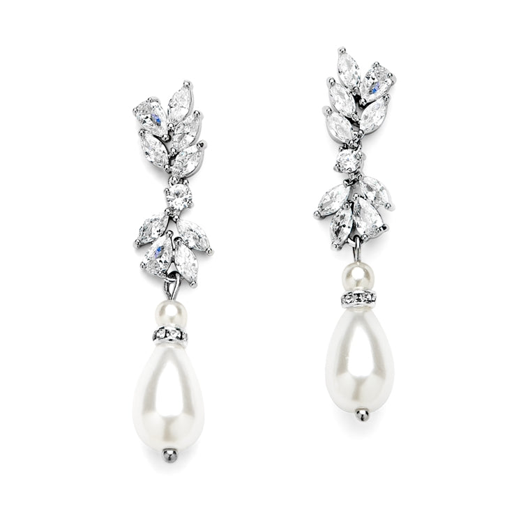 Teardrop Pearl Earrings