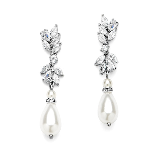 Teardrop Pearl Earrings