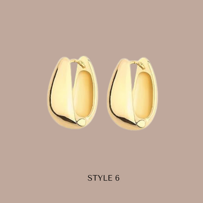 Fashion Hoops 14k Gold Plated