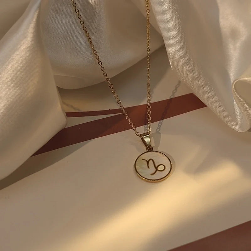 Starlight Zodiac Pearl Necklace
