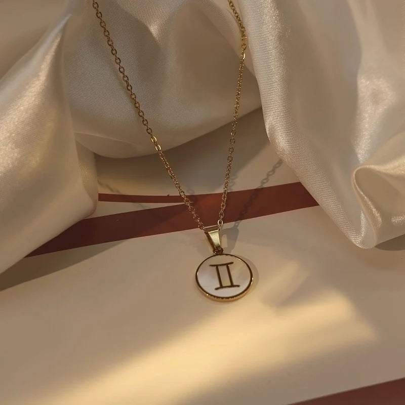 Starlight Zodiac Pearl Necklace