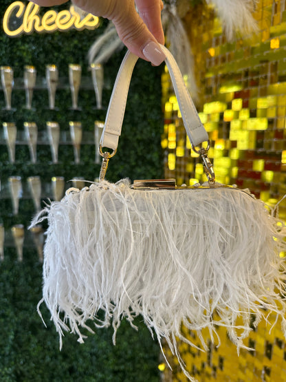 Pearl Feather handbag