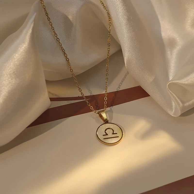Starlight Zodiac Pearl Necklace