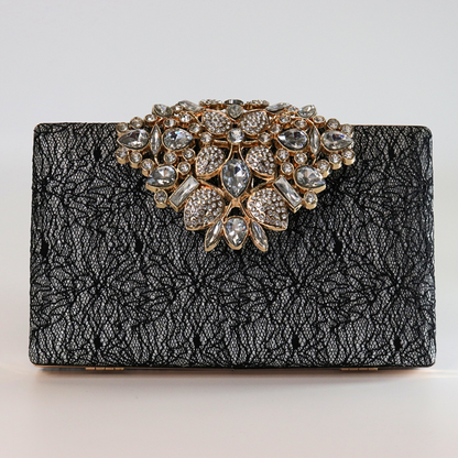 Lace and Diamonds Clutch