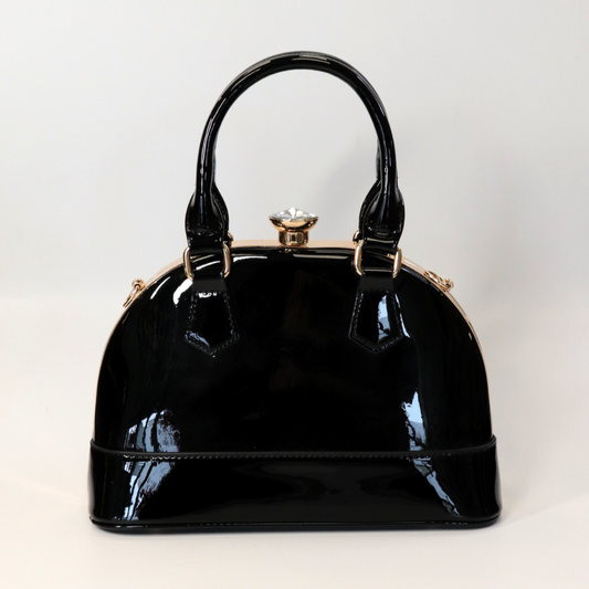 Black Patent Purse