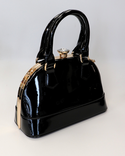 Black Patent Purse