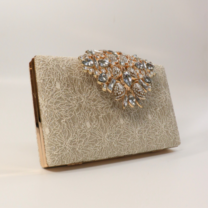Lace and Diamonds Clutch