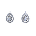 Tear Drop Crystal earrings