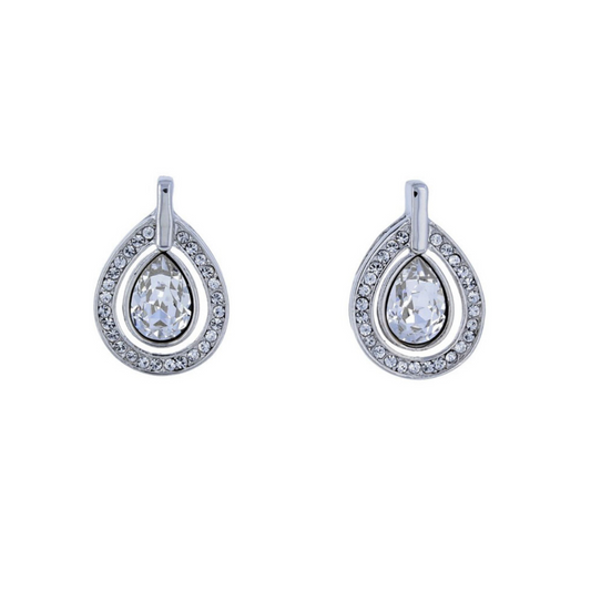 Tear Drop Crystal earrings