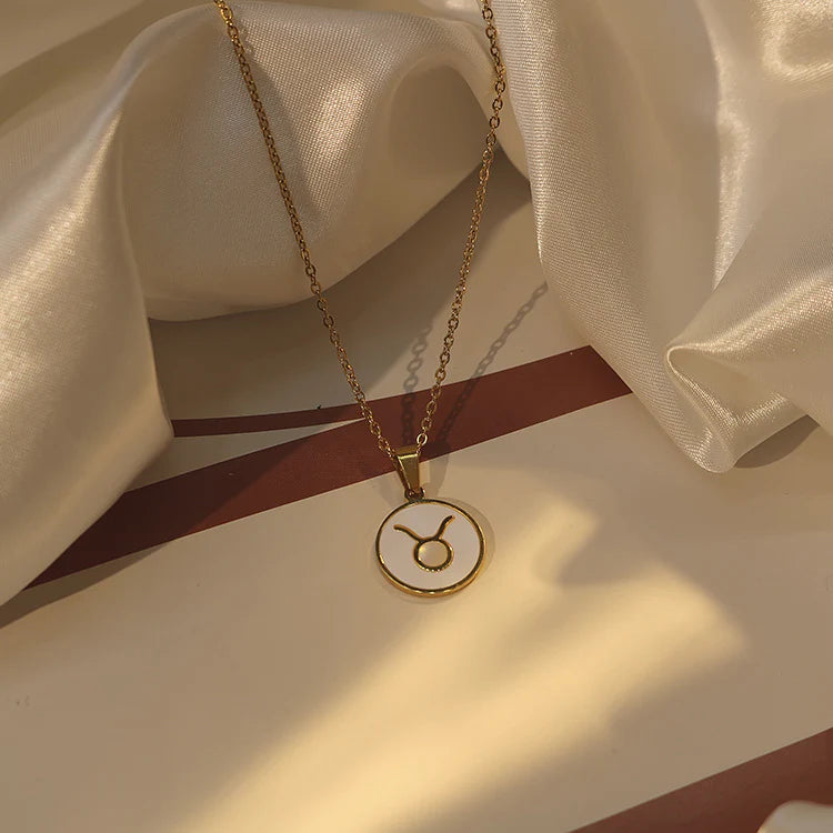 Starlight Zodiac Pearl Necklace