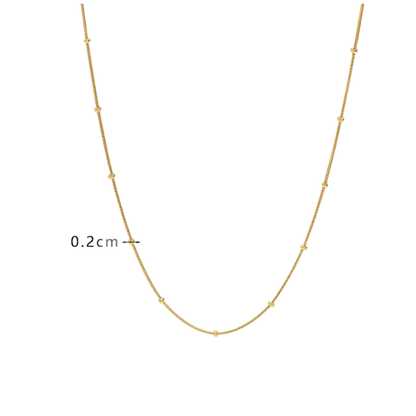 Minimal Bead Necklace