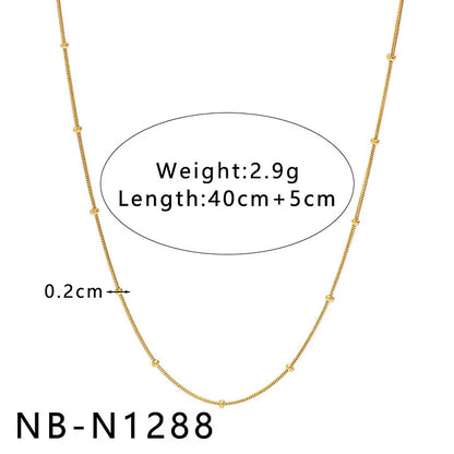 Minimal Bead Necklace