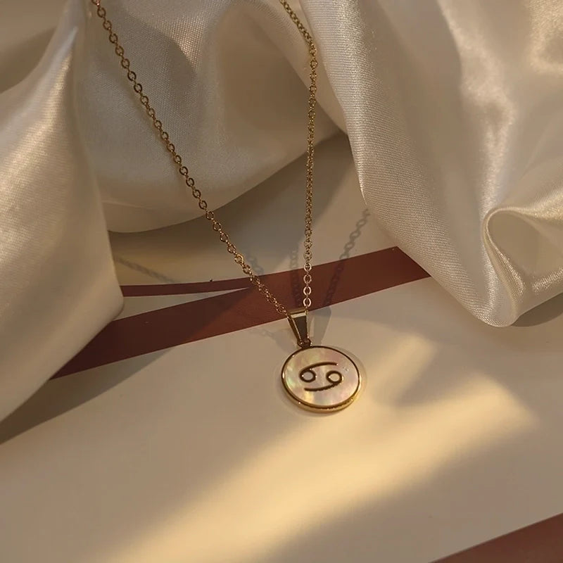 Starlight Zodiac Pearl Necklace