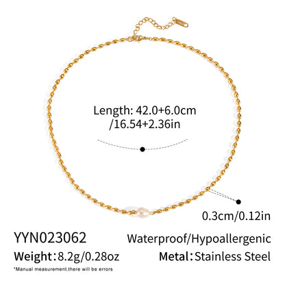 Candlelit Pearl Necklace