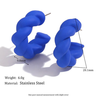 Twisted Dough Earrings