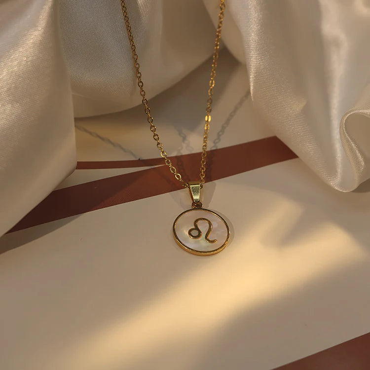 Starlight Zodiac Pearl Necklace