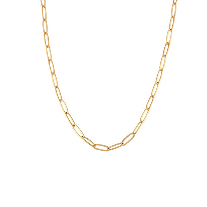Paperclip 18K Gold Plated necklace