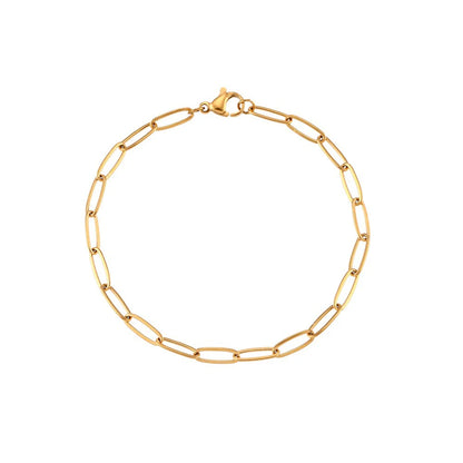 Paperclip 18K Gold Plated bracelet