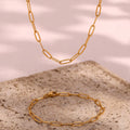 Paperclip 18K Gold Plated necklace