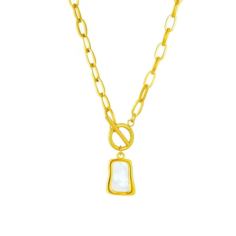 The Gallery Pearl Toggle Necklace