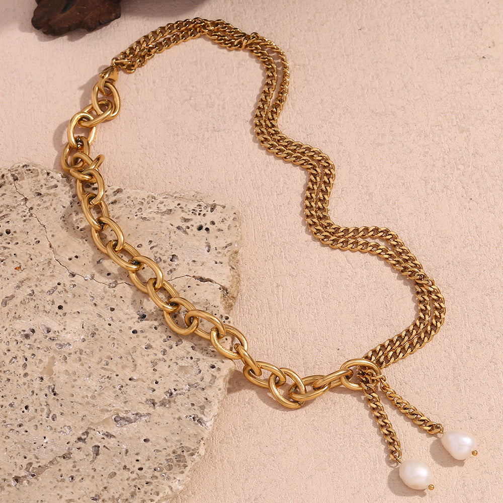 After Glow Pearl Drop Necklace