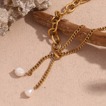 After Glow Pearl Drop Necklace