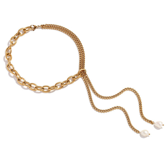 After Glow Pearl Drop Necklace