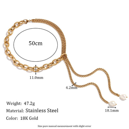 After Glow Pearl Drop Necklace