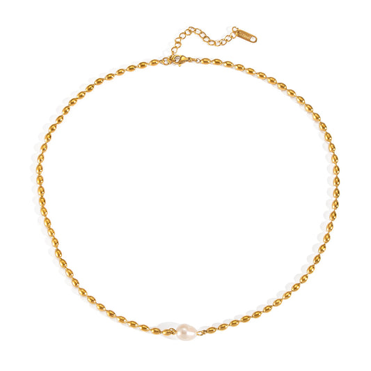 Candlelit Pearl Necklace